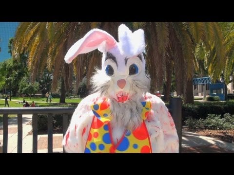 Public Trollin- Bloody Bunny Prank!