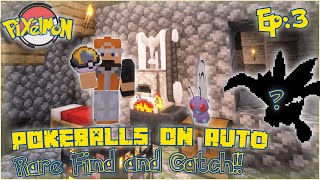 Automated Anvils! Tons of Pokémon Caught | Minecraft Pixelmon Catch ’Em All Challenge Ep 3