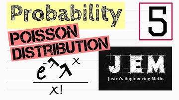 Probability (Part 5) | Poisson Distribution | Mean & Variance Derivation | Solved Examples