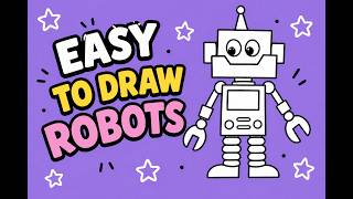 How to Draw Kairo the Robot | Easy Drawing for Kids 🤖✨