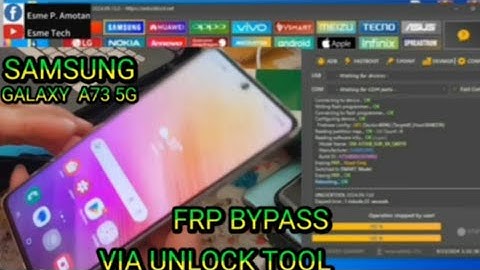 Samsung Galaxy A73 5G FRP Bypass | Remove Google Account Lock Easily with Unlock Tool. #frpbypass