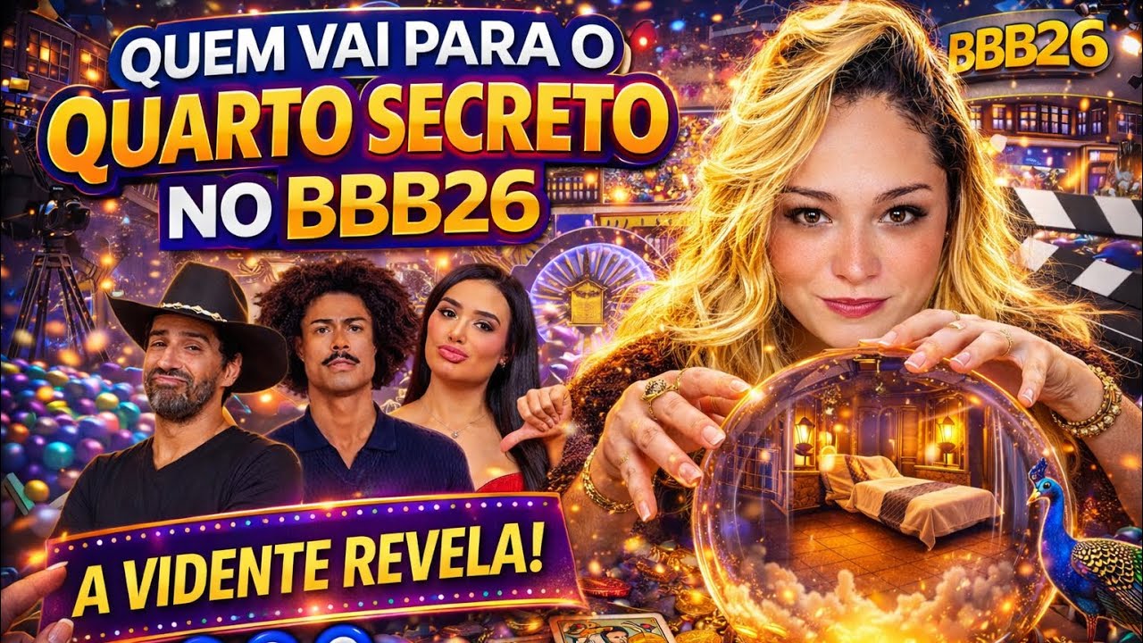 VIDENTE REVELOU QUEM VAI PARA O QUARTO SECRETO NO 7ª PAREDÃO BBB 26 ( FALSO )