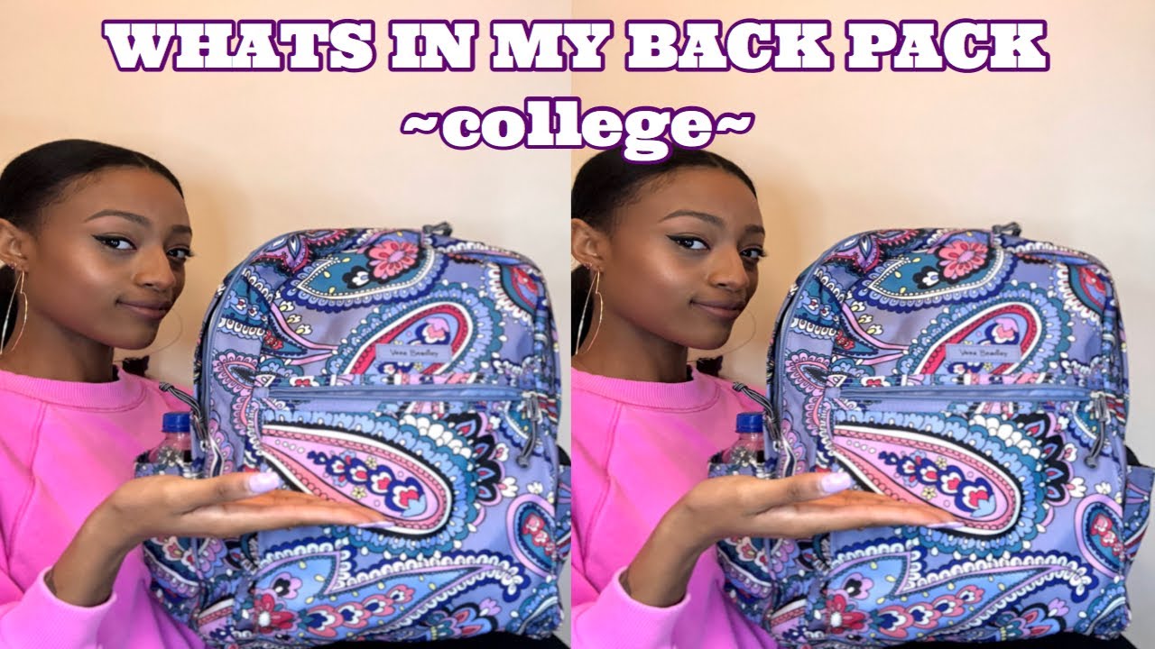 WHATS IN MY BACKPACK 2020 (COLLEGE EDITION) | Vera Bradley Kona Paisley