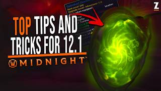 Tips & Tricks for Patch 12.1 That You Should Know! - WoW