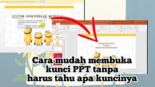 Cara membuka file Power Point yang terkunci tanpa mengetahui kuncinya