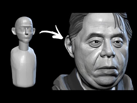 Zbrush Head Sculpting | 지브러쉬 얼굴 조형 #007 [ 변희봉 | Byun Hee Bong ]