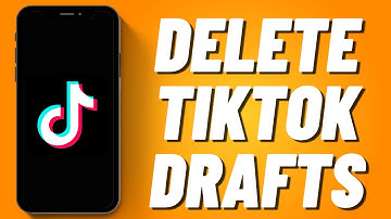 How To Delete Tiktok Drafts (2023)