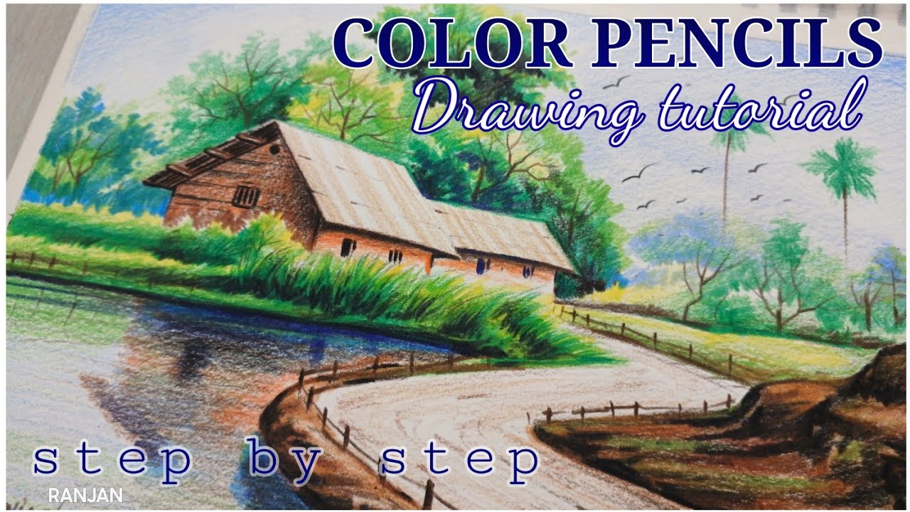 49 Color Pencil Landscape Stock Photos, High-Res Pictures, and Images -  Getty Images