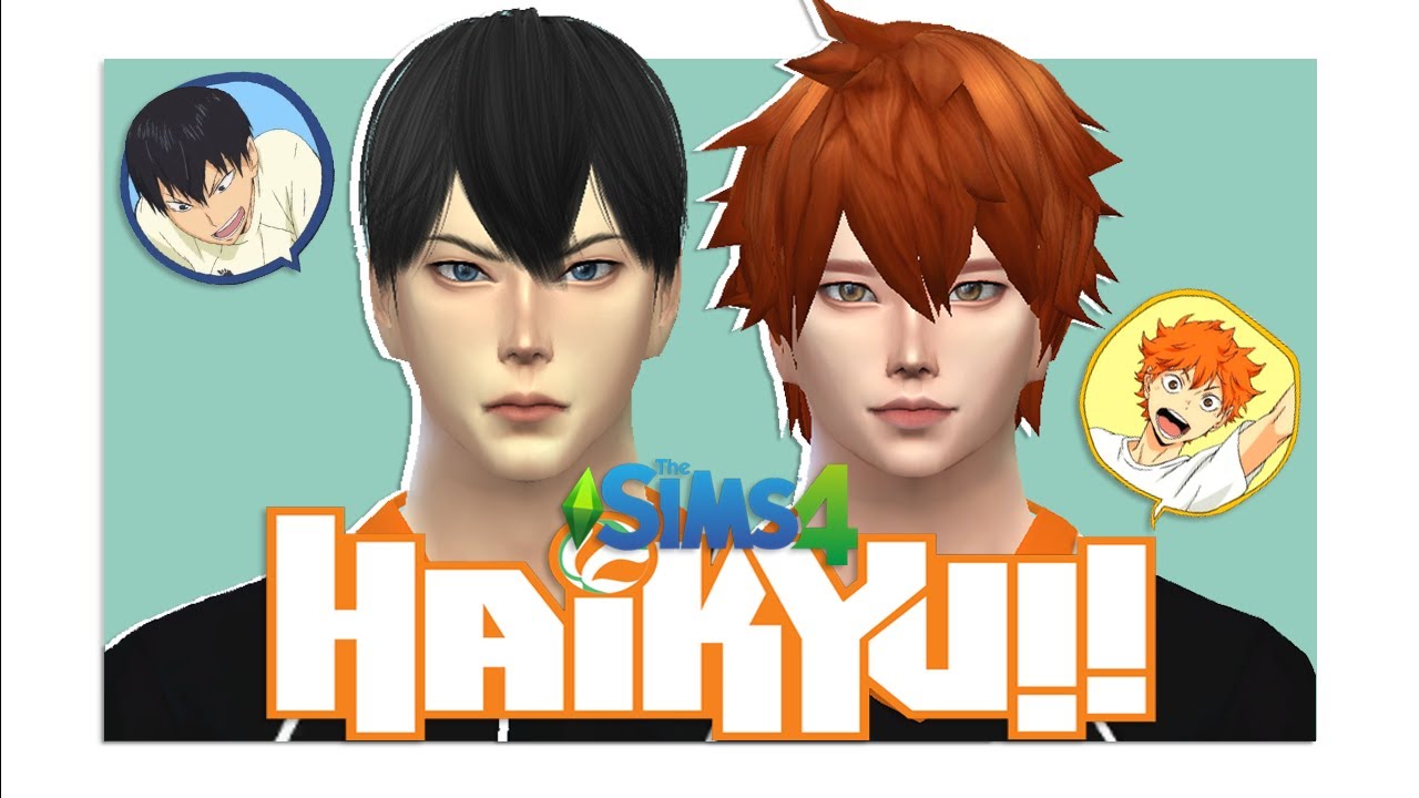 MAKING HAIKYUU BOYS IN THE SIMS!! 