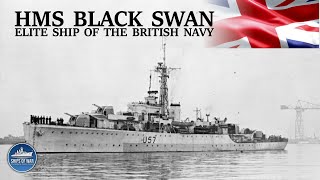 Famous Royal Navy Sloop of World War II | HMS black swan