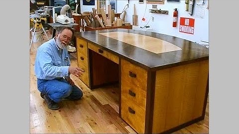 Making a Veneered Executive Desk Part 6-2, Dovetails: Andrew Pitts~FurnitureMaker