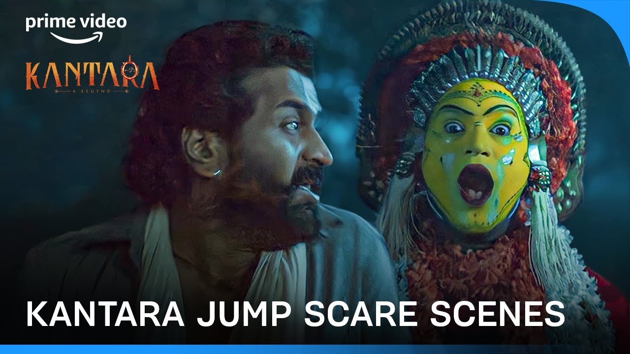 Most Spooky Jump Scares Of Kantara  Rishab Shetty  Sapthami Gowda  Prime Video India