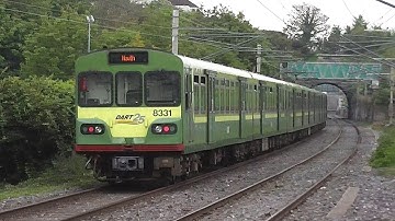 IE 8300 Class Dart Train number 8331 - Seapoint, Dublin