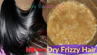 How To Treat Extremely Dry & Frizzy Hair | Get Long Hair Naturally | Easy & Quick DIY Hair Mask |