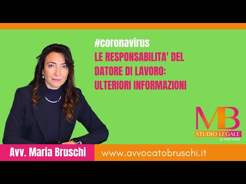 RESPONSABILITA' DEL DATORE DI LAVORO: ULTERIORI INFORMAZIONI