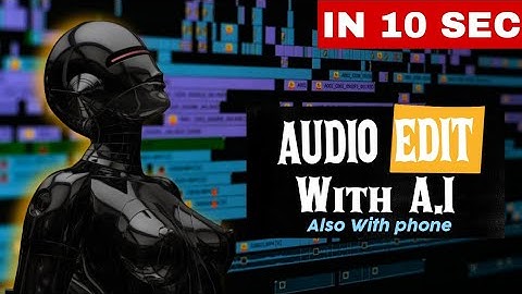 AI: Make Trash Audio Sound Like Studio Recording!