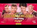 CLOUT MMA 3: CEREMONIA WAŻENIA i MEDIA TRENING image