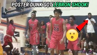 LeBron, D Wade \& Bronny Pull Up To INSANE Zaire Wade AAU Game! Buzzer Beater For BEST TEAM In Nation