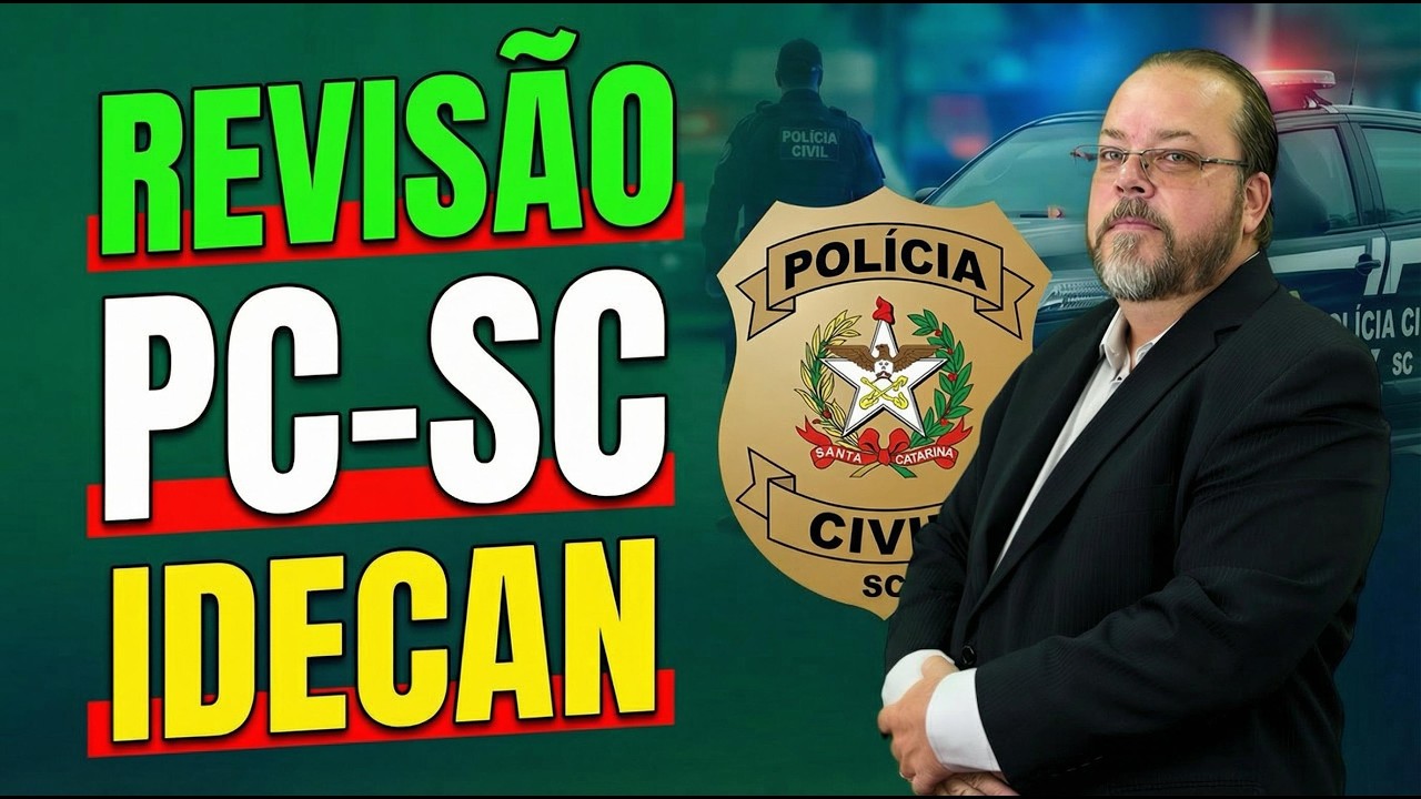 PC-SC ESTÁ FRACA OU OS CANDIDATOS NÃO ACORDARAM? (IDECAN Constitucional - Aula 4)
