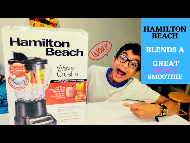 Hamilton Beach Wave Crusher Multi-Function Blender - Black