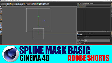 Spline Mask Basic || Cinema 4D || Adobe Shorts