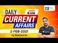 8:00 AM - 2 February 2021 Current Affairs | Daily Current Affairs by Abhijeet Mishra