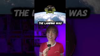 Japan&#39;s lunar landing gone wrong  - Moon Sniper #physics #science #springonshorts