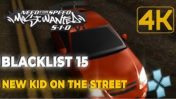 NFS Most Wanted 5-1-0 - Blacklist #15 - New Kid On The Street (Android/PSP) [4K]