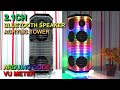 Bluetooth Speaker | Acrylic Tower | VU Meter | Night Lamp #03