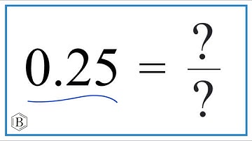 0.25  as a Fraction   (simplest form)
