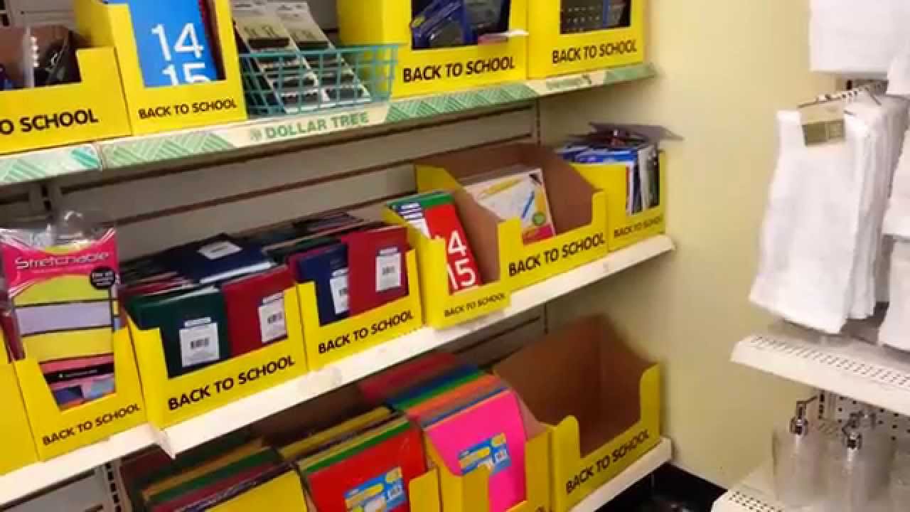 dollar tree school products that