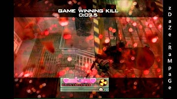 zDaZe_Rampage || GWK trickshot || MW2 FFA Quarry || 360 no scope