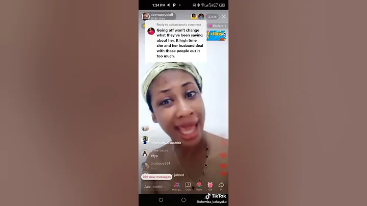 see why akosua allegation a popular TikTok star in...