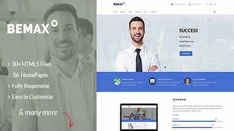 Bemax - Multipurpose Corporate Business HTML5 Template | Themeforest Website Templates and Themes