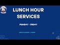 SWC TUESDAY LUNCH HOUR SERVICE 22ND 7 2025 SWC TUESDAY LUNCH HOUR SERVICE 22ND 7 2025