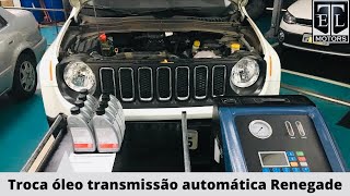 Troca óleo transmissão automática Jeep Renegade TF72SC  TROCA 100%
