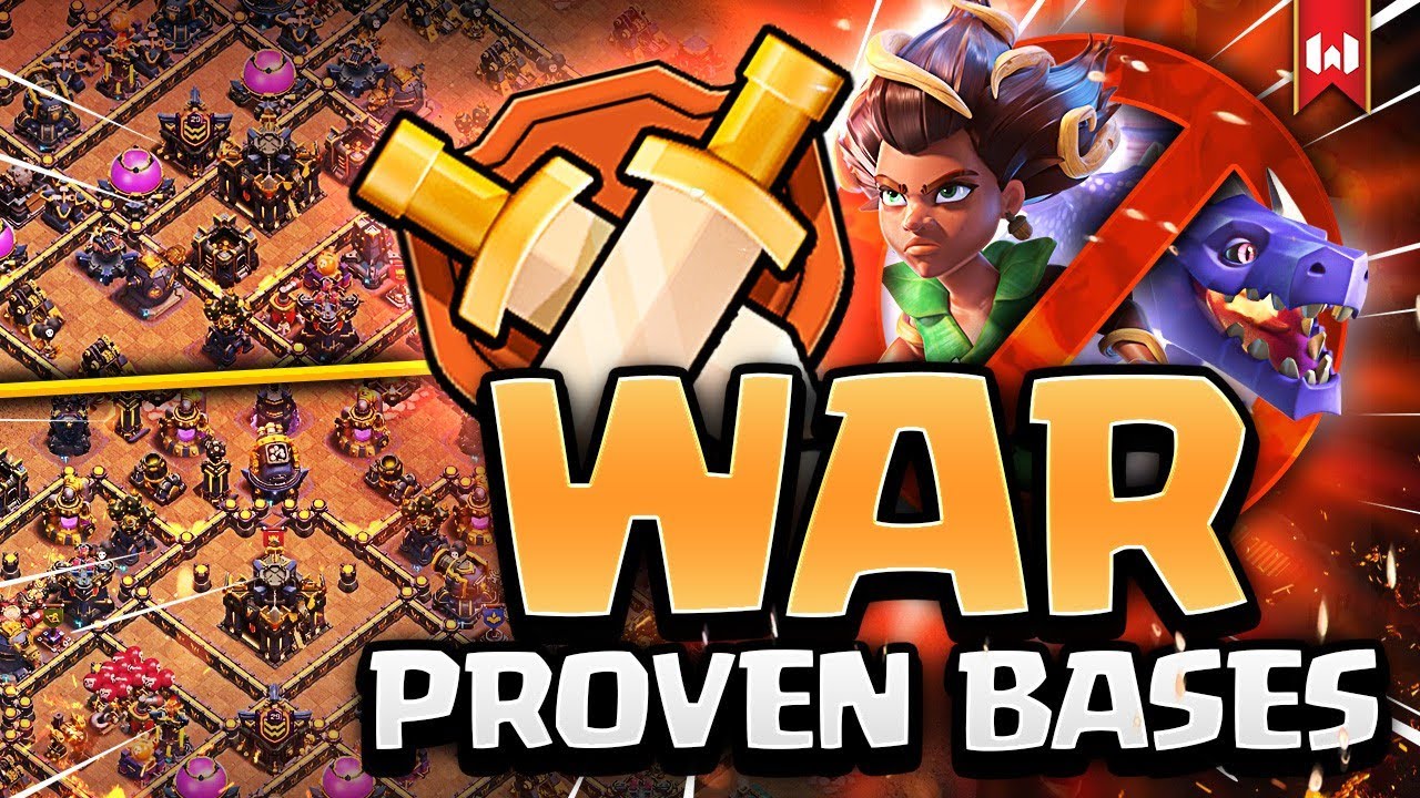 Top 2 TH17 WAR BASES | Clash of Clans Anti 3-Star Bases.