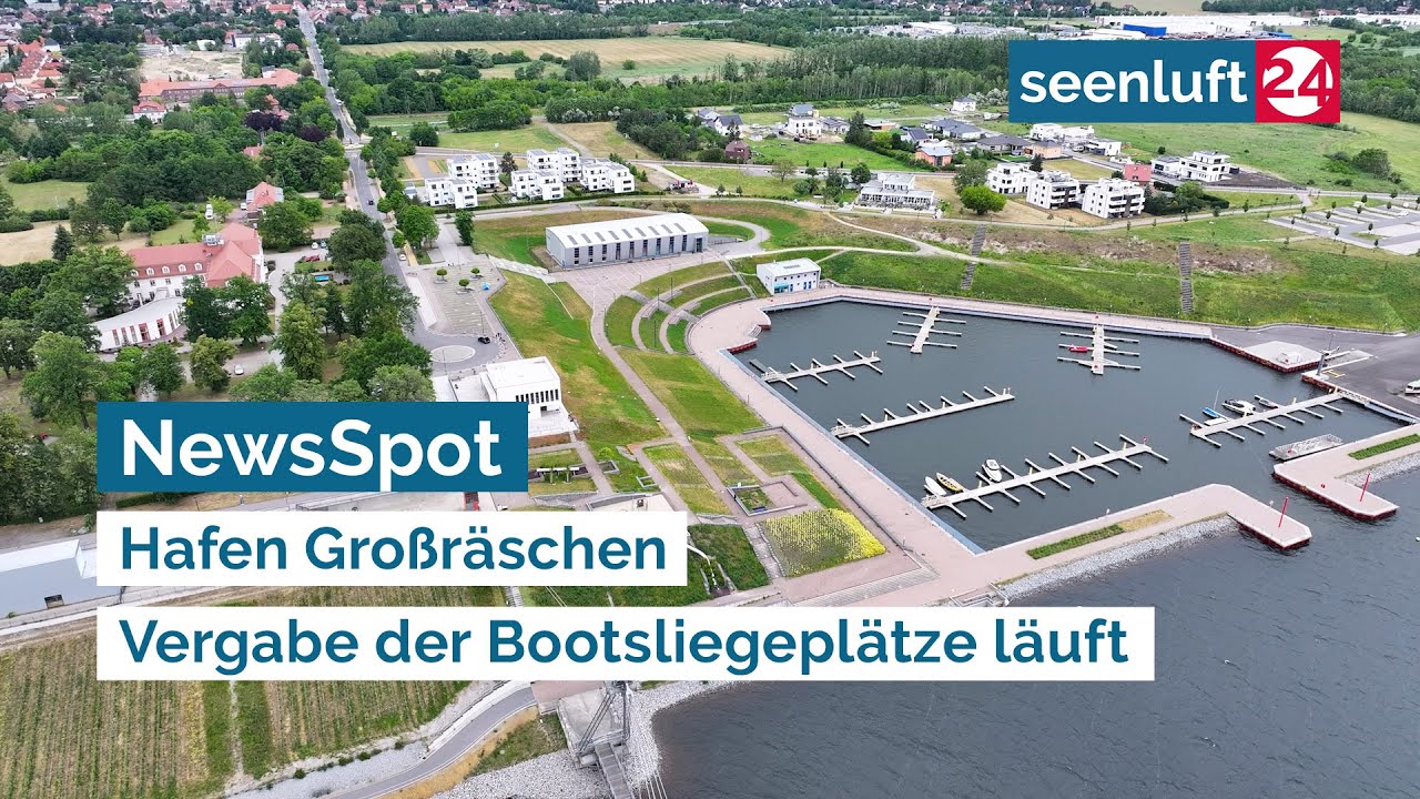 NewsSpot: Vergabe der Bootsliegeplätze läuft im Hafen Großräschen
