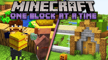 I Built A Starter House in Minecraft