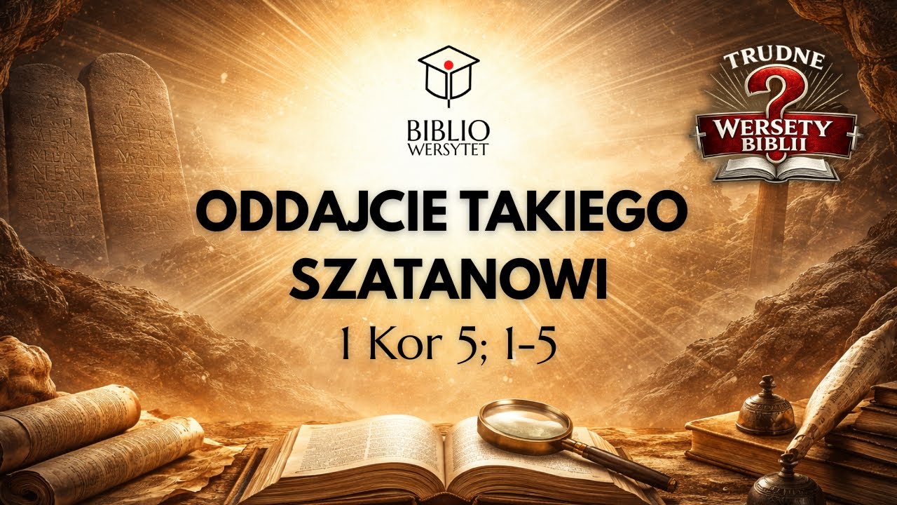 Oddajcie takiego Szatanowi - 1 Kor 5, 1-5 - TRUDNE WERSETY BIBLII - dr Filip Sylwestrowicz