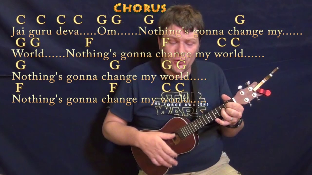 Across the Universe (The Beatles) Ukulele Cover Lesson in C Chords/Lyrics - YouTube