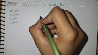 Q. (2½×2½×2½)½ is equal to....