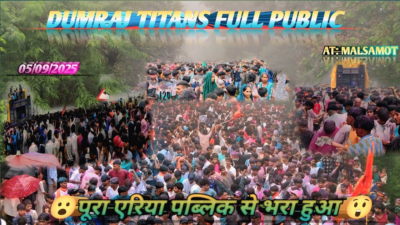 DUMRAJ BAND 👑FULL PUBLIC 💯 GANAPATI VISARJAN ✨ AT:MALSAMOT ❤️‍🔥05/09/2025