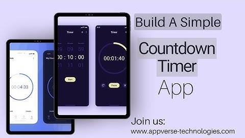 Build A Simple CountDown Timer App