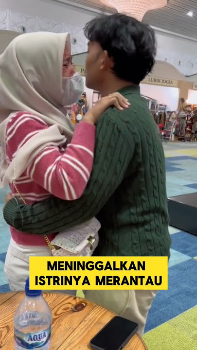 istri menangis saat ditinggal merantau suami nya ‼️‼️#istri #nangis #obatirinduku #merantau
