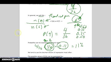 U3D1-2 - Theoretical Probability - Mathematics of Data Management (MDM4U)