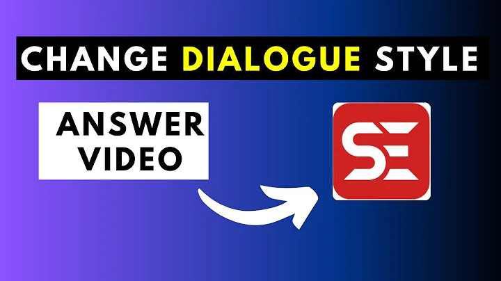 How to Change the Dialogue Style in Subtitle Edit - Eliminate Space Gap for Subtitles with Dialogue