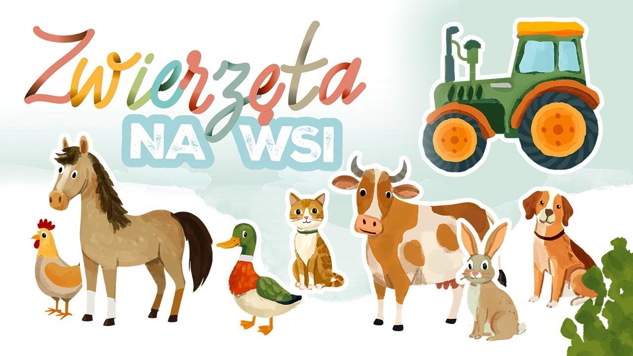 Nauka Zwierząt dla Dzieci 🐶🐮 Odgłosy i Dźwięki Zwierząt | Edukacyjna Animacja