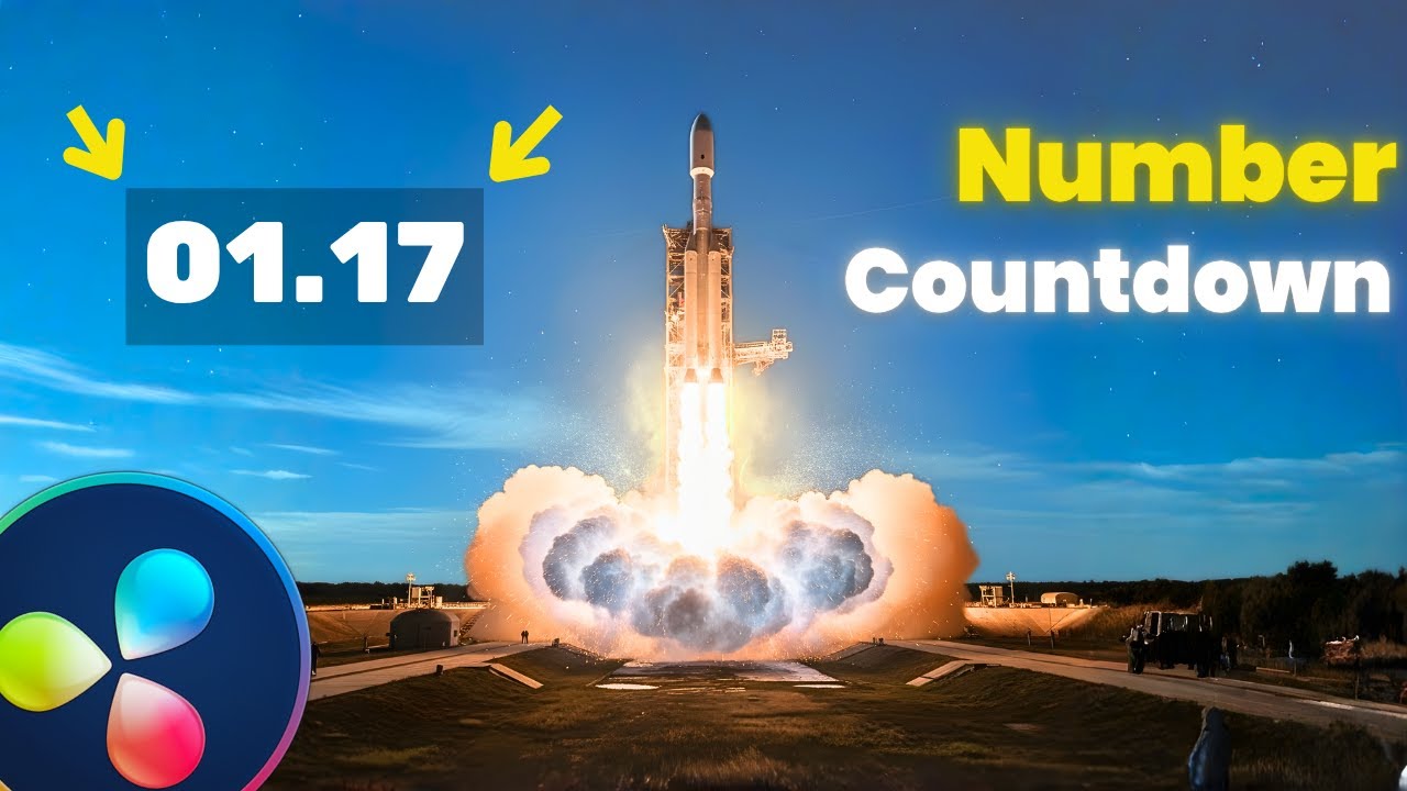 How To Create Countdown Timer Effect In Davinci Resolve - YouTube