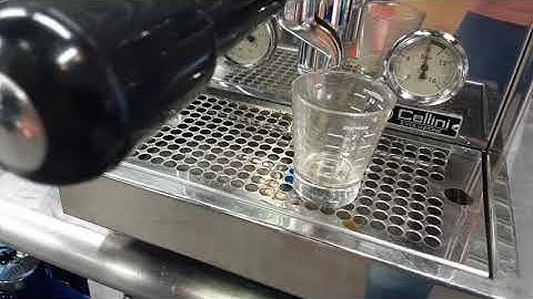 Rocket Cellini Test Shot of Espresso #3642